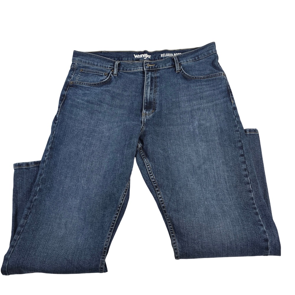 Wrangler Relaxed Boot Mens Blue Denim‎ Jeans Size 38x29